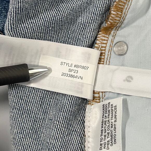 J. CREW High-Rise A-line Denim Shorts In Ancient Laurel Wash Size 29 - Picture 9 of 9